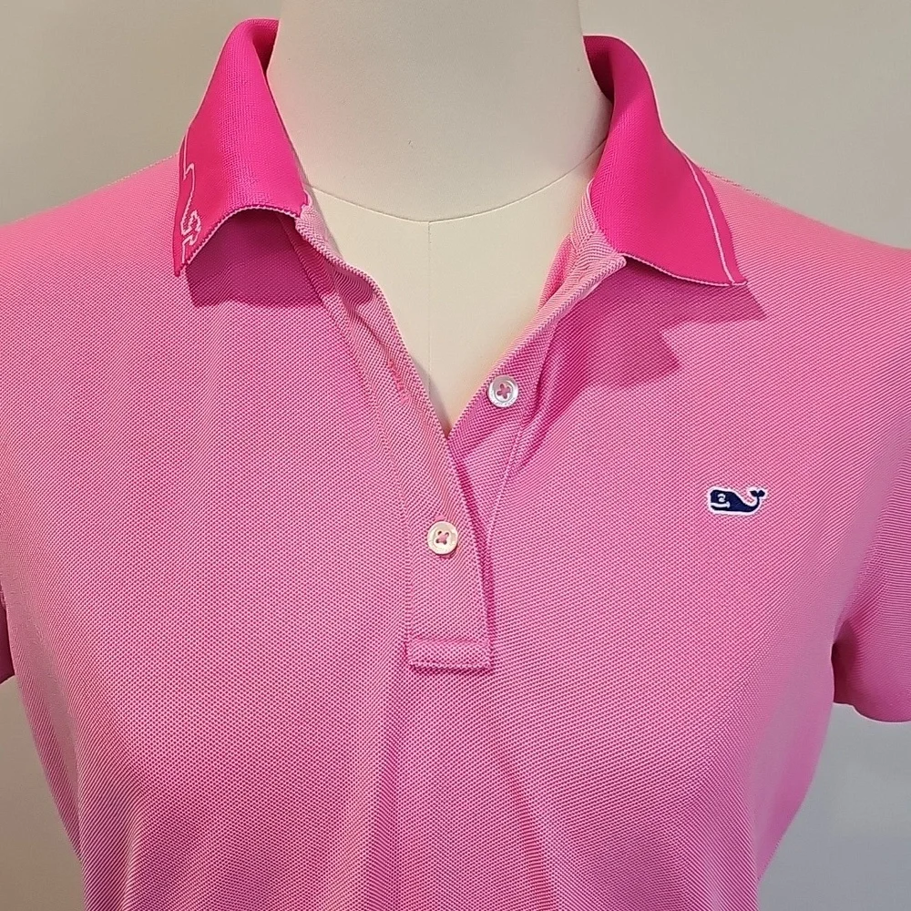 Vineyard vines pink polo size Xs - Picture 2 of 6
